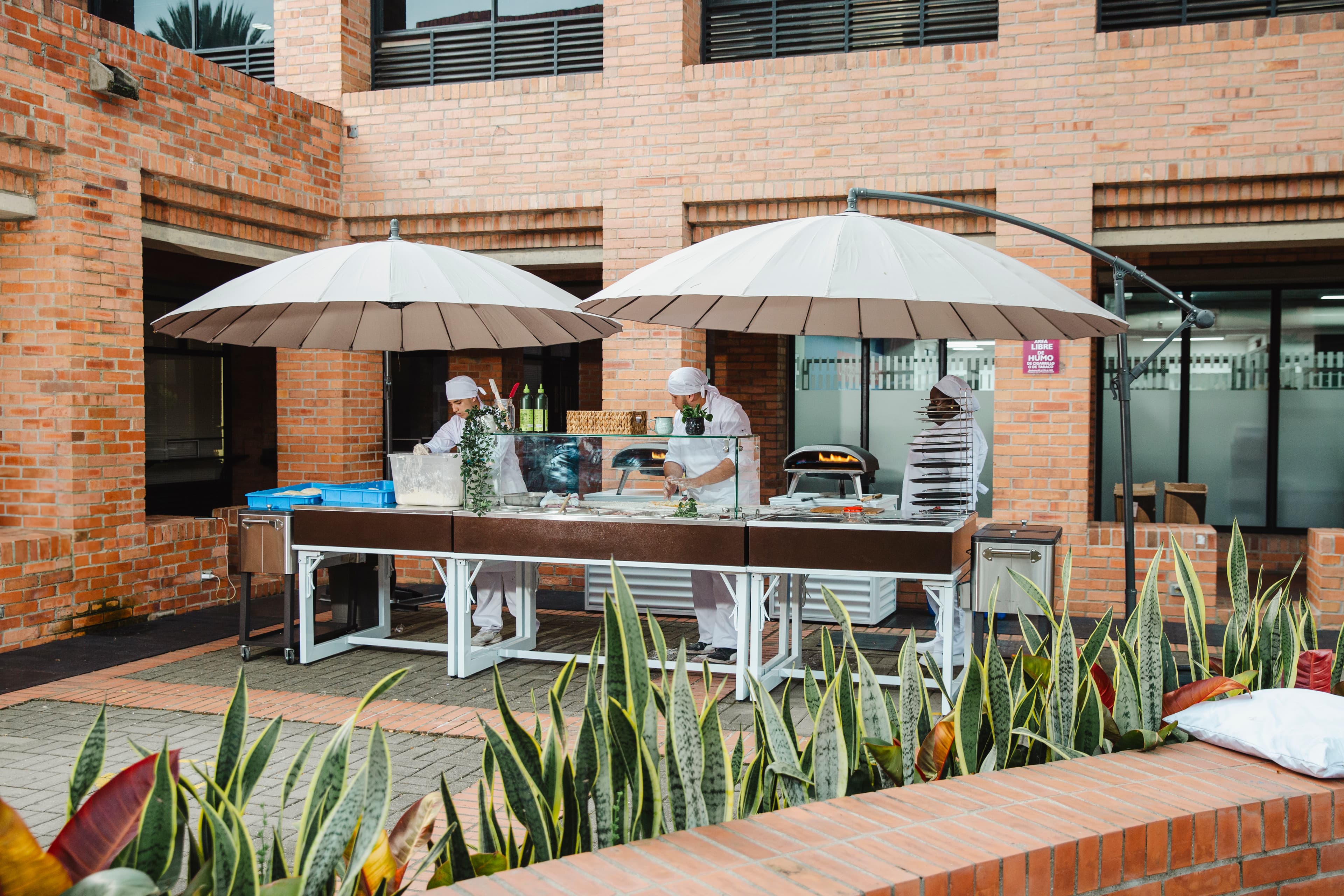 Carrito de Idea Catering en acción